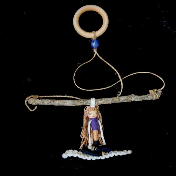 Namaste Yoga Healings inspired 🧘♀️ Macrame Doll Hanger doll - Picture 2 of 10